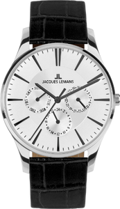 Jacques Lemans London Herrenuhr Lederband 1-1951B