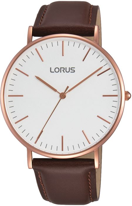 LORUS Herrenuhr Lederband Klassik RH880BX9